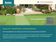 Tablet Screenshot of naturstein-kouril.de